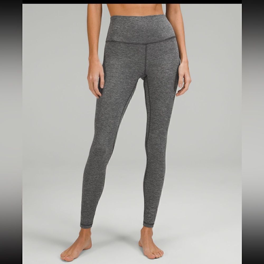 Lululemon Wunder under high rise tight luxtreme 28" Heather Black Leggings 4